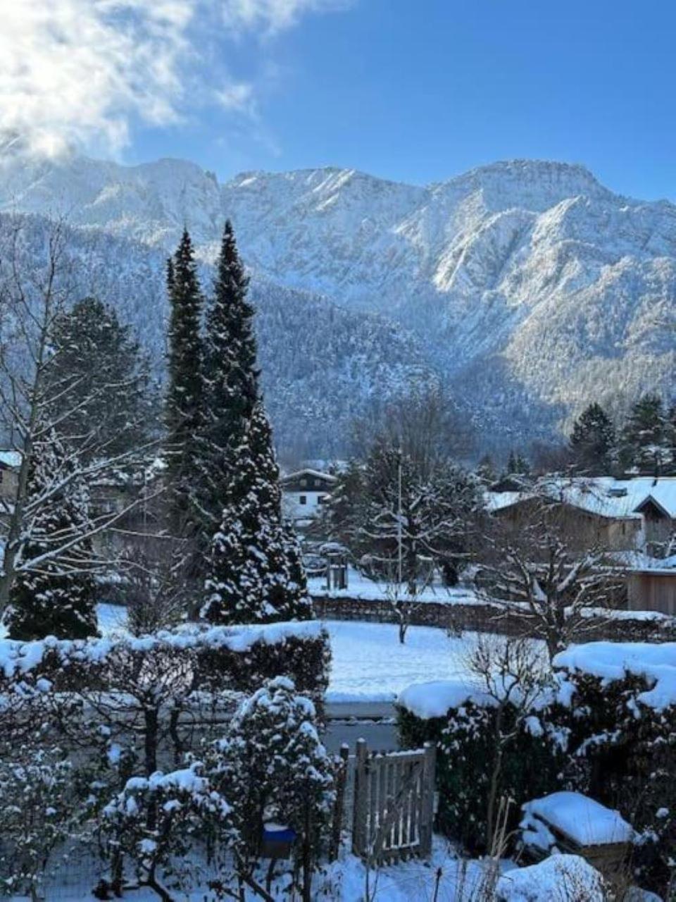 Wohnung 3 Mit Balkon Und Bergblick Großgmain Buitenkant foto